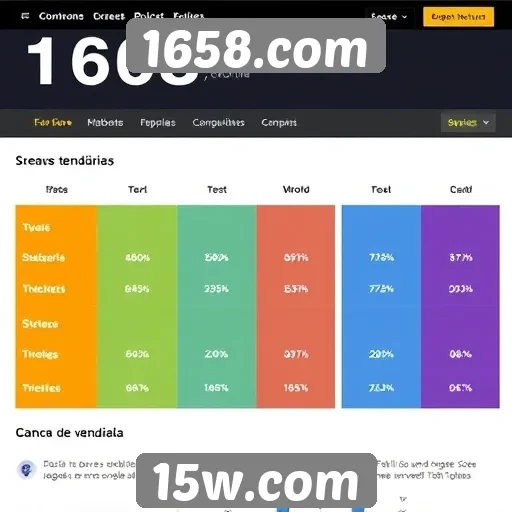 Tendências de usuários no site 1658.com